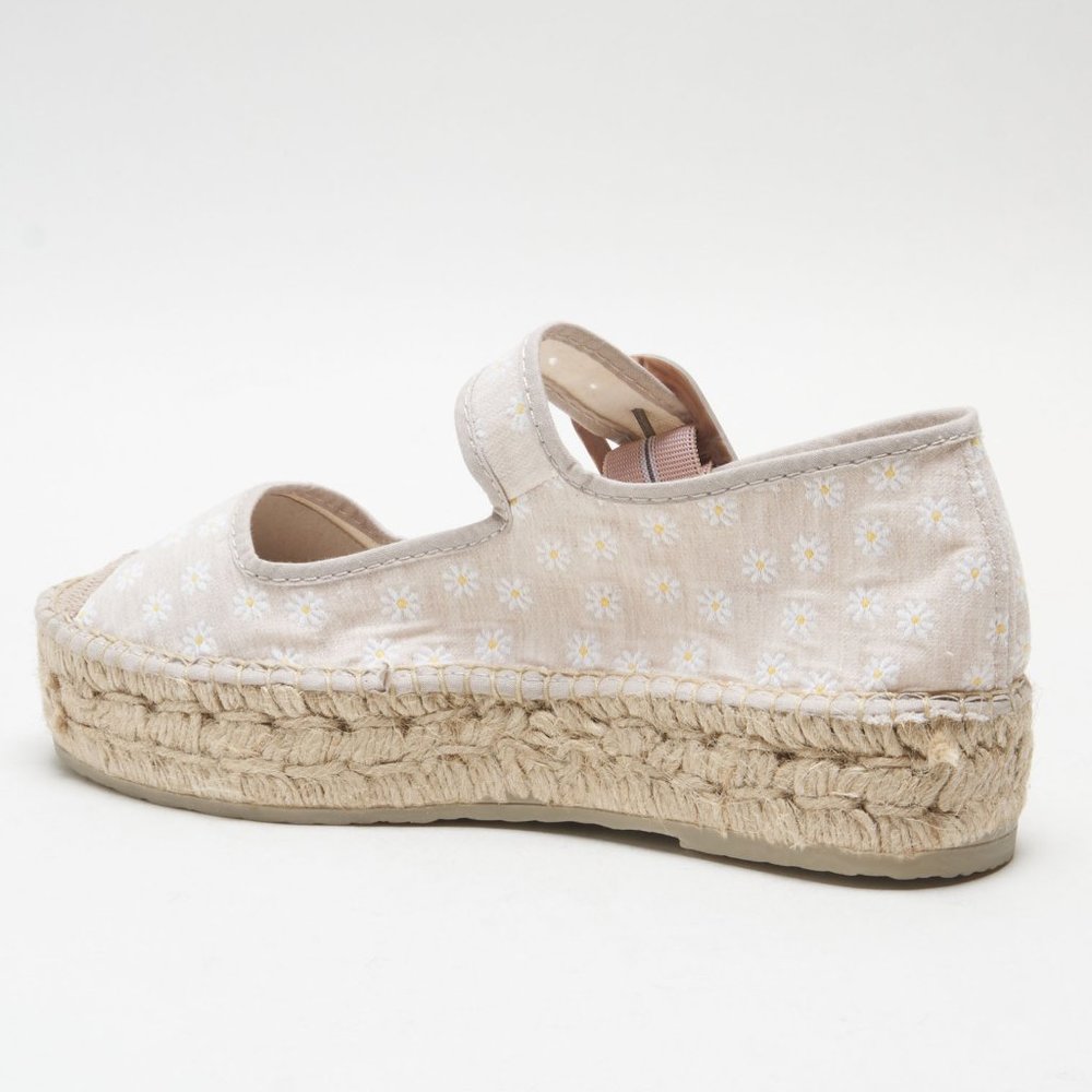 FREE PEOPLE Surfside Daisy Mary Janes / Ecru - Picture 8 of 16